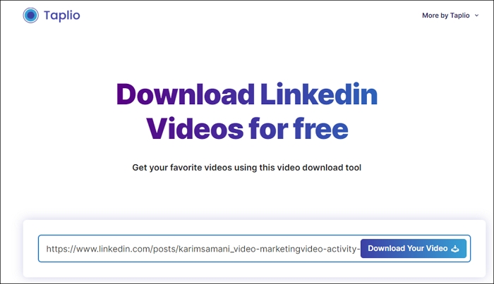 將連結複製到 taplio-download-video-from-linkedin.jpeg