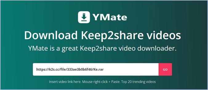 Link zu ymate kopieren