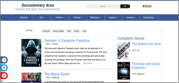 紀錄片區 線上看紀錄片