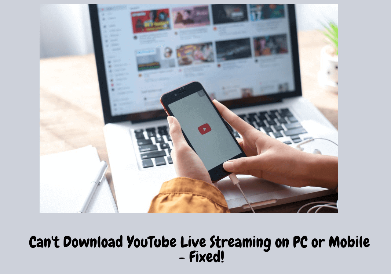 cannot download live stream videos