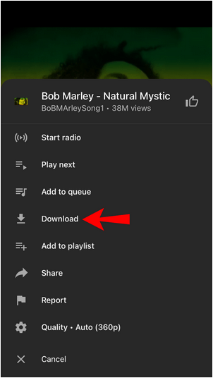 How to download music from YouTube Music on mobile