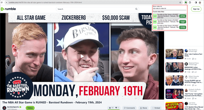 Rumble Video Video Downloader Professional herunterladen