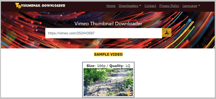 Miniaturbild von Vimeo herunterladen