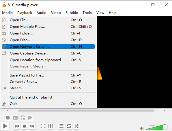 fluxo de rede aberta
