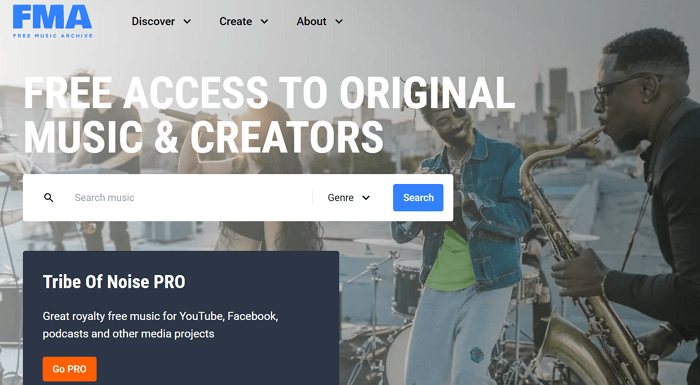 kostenloses Musikarchiv