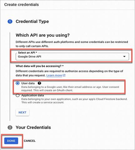 detalhes de credenciais