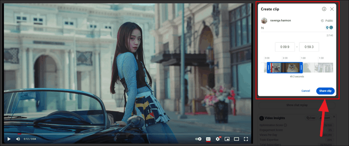 Clip auf YouTube erstellen