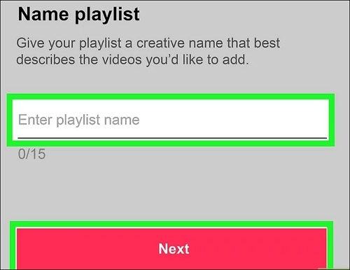 如何在 tiktok-method3-step2.jpg 上製作播放列表