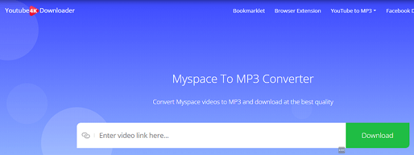 Baixador de vídeo do Myspace