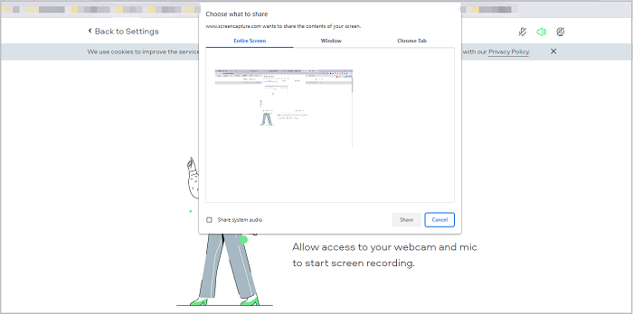 Online-Bildschirmrekorder