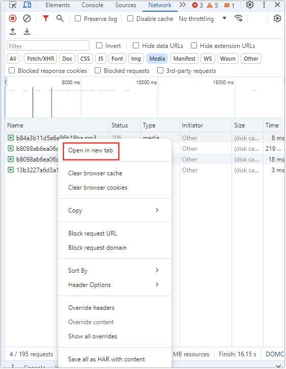 baixar o áudio do Discord em um navegador - passo 2