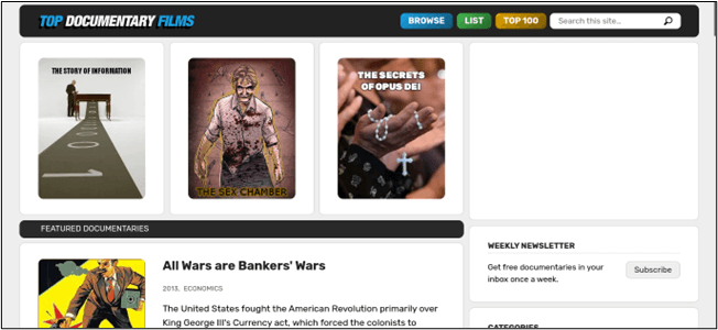 頂級紀錄片電影 在線觀看紀錄片
