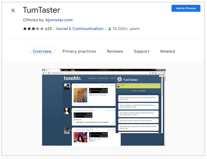 TumTaster Tumblr Video Downloader