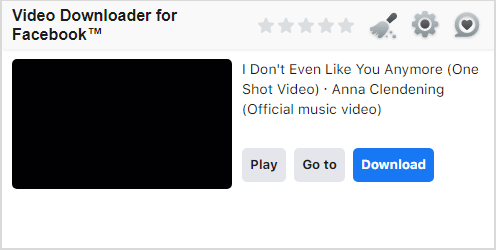 Baixador de vídeo para Facebook