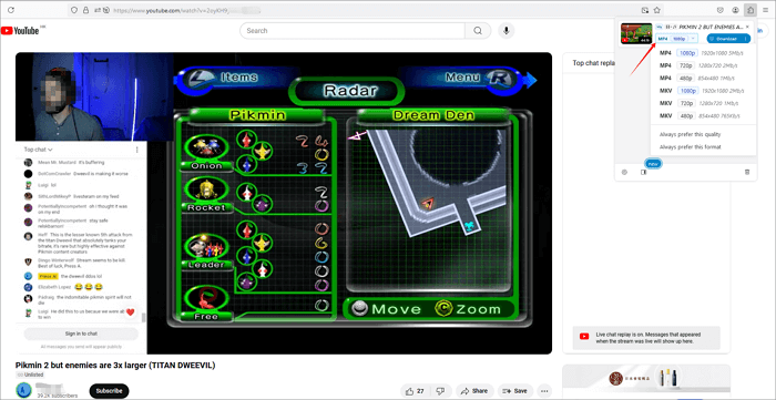 video downloadhelper baixar vídeos não listados do YouTube