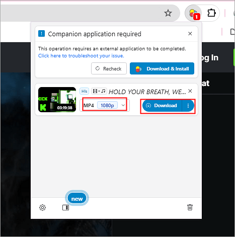 video downloadhelper download vod