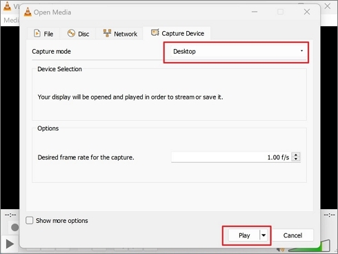 gravar desktop com vlc