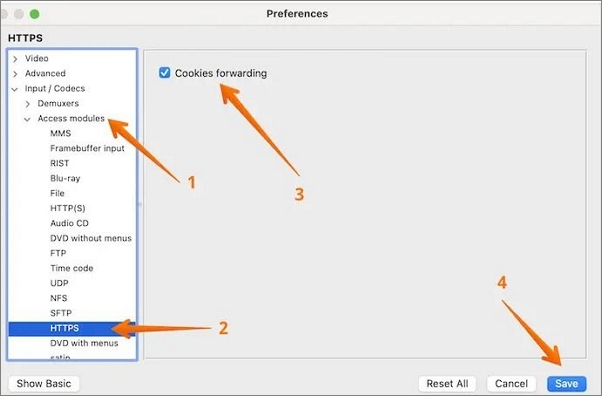 encaminhamento de cookies https
