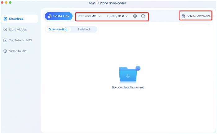 baixar músicas no mac colar vários URLs