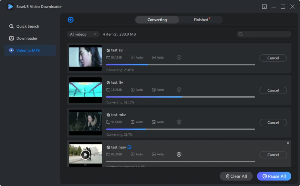 Videos in MP3 konvertieren – Schritt 2