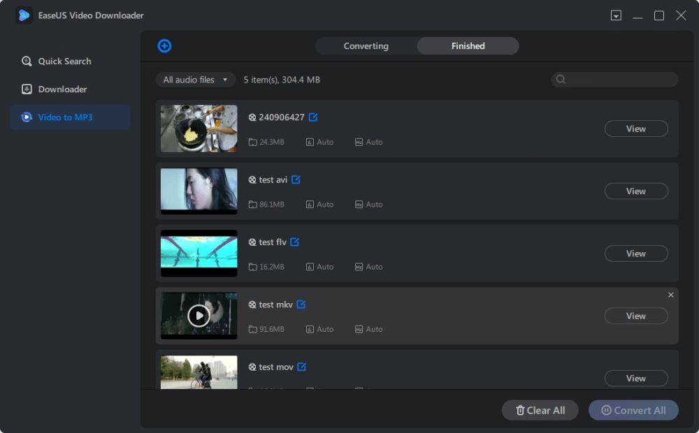 Videos in MP3 konvertieren – Schritt 3