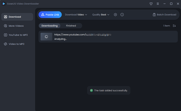 baixar músicas do processo de download do youtube