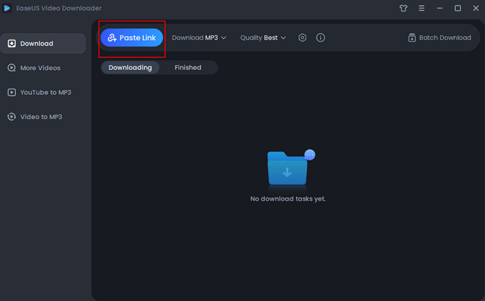 baixar músicas do youtube colar link