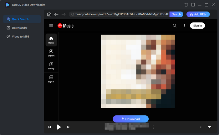 Musik-URL kopieren und einfügen