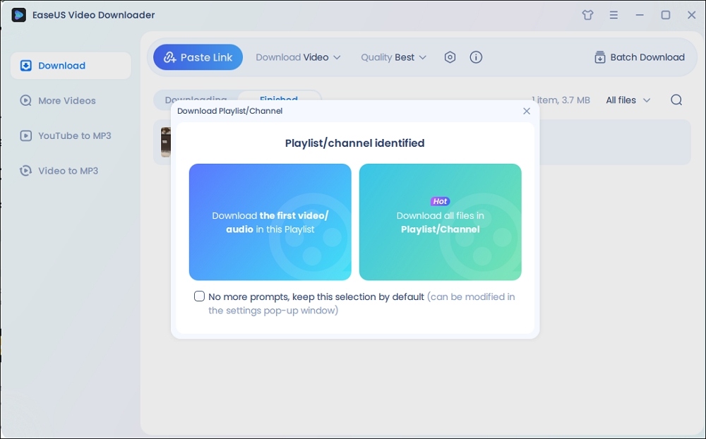 download tiktok channel on easeus video downloader