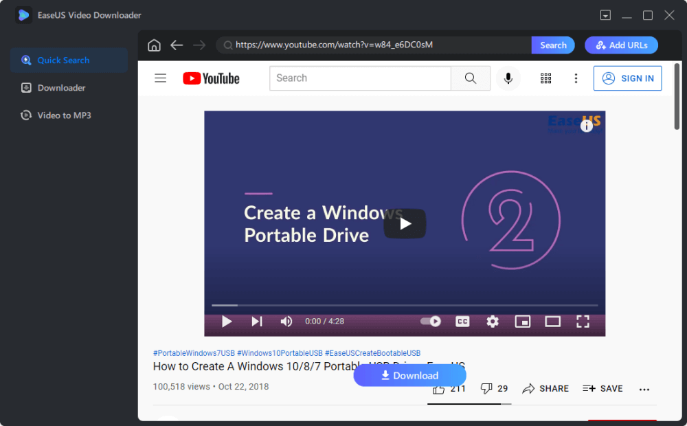 YouTube-Video herunterladen - 2