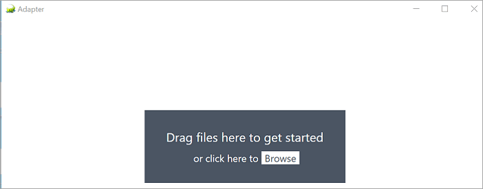 Utilizzare Adapter per convertire YouTube a WAV