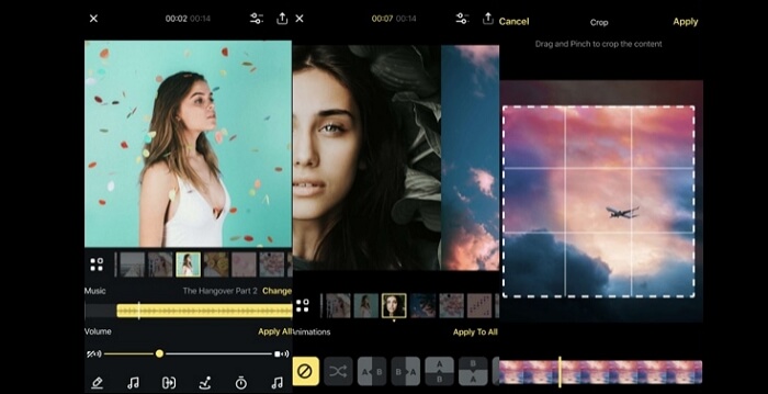 Add music to pictures in iPhone