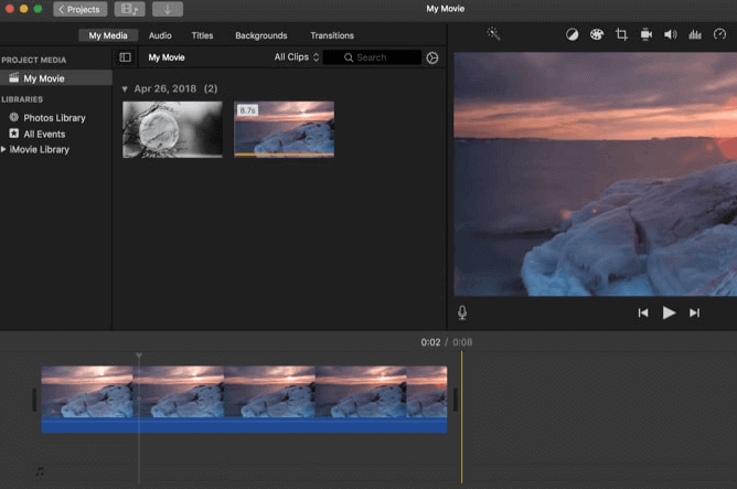 aggiungere musica ad un video su Mac