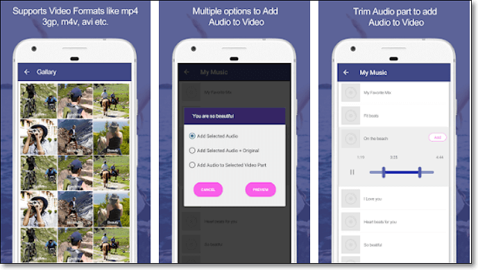 Aggiungere la voce fuori campo al video su Android