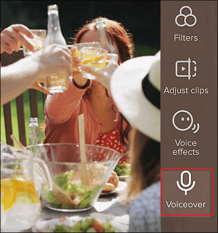 add voiceover to tiktok