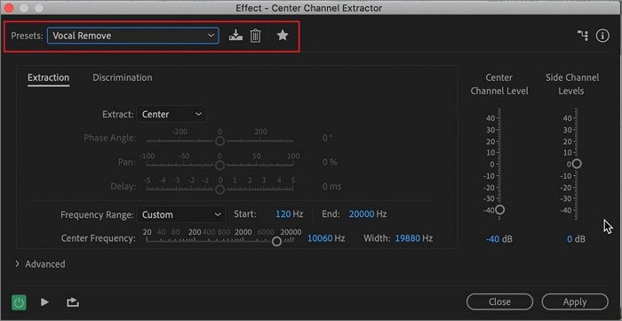Stimme entfernen Vorsingen