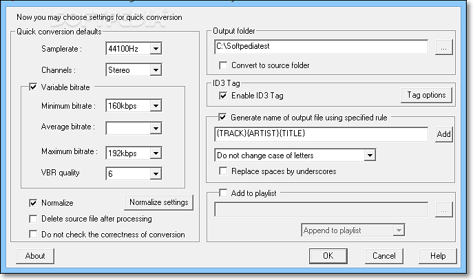 MP3 converter per PC free download