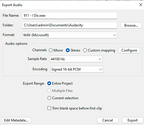 customize output format