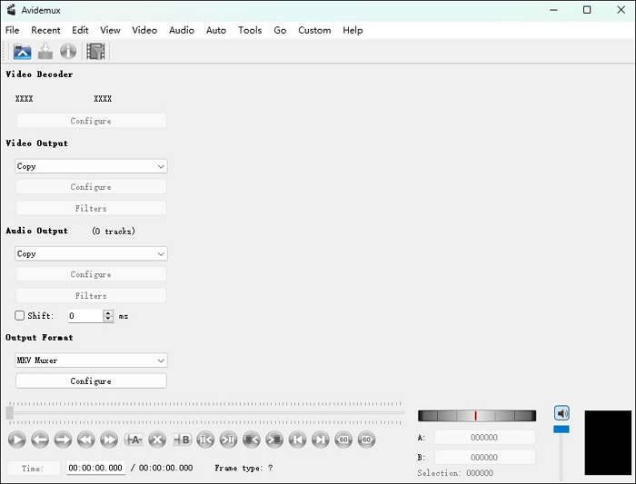 avidemux video editor software