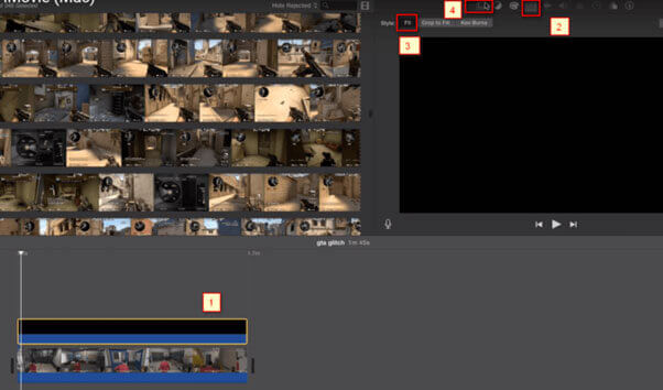 blur face in imovie step 2
