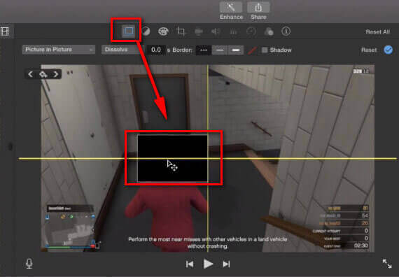 blur face in imovie step 4