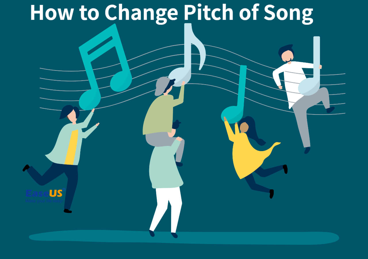change the pitch of song