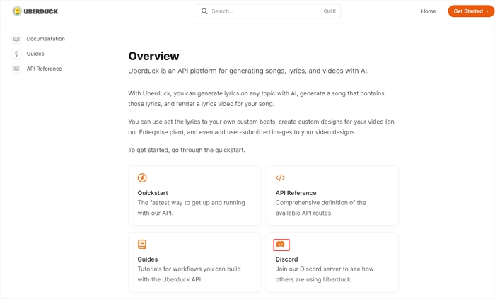 Select Discord from the page