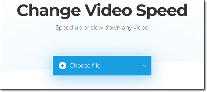 Clideo- change video speed