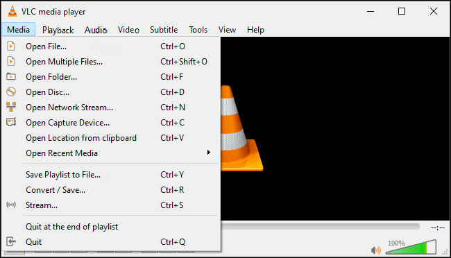 aprire VLC Media player