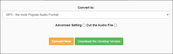 converti file mp4 in mp3 org