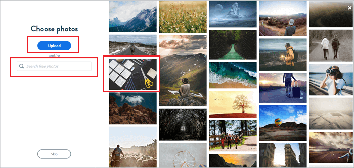 Use Adobe Spark to add photos