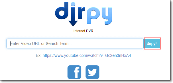 Copy and paste a YouTube URL