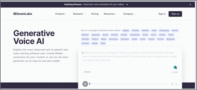 uberduck alternative elevenlabs