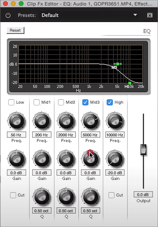 eq setting premiere pro